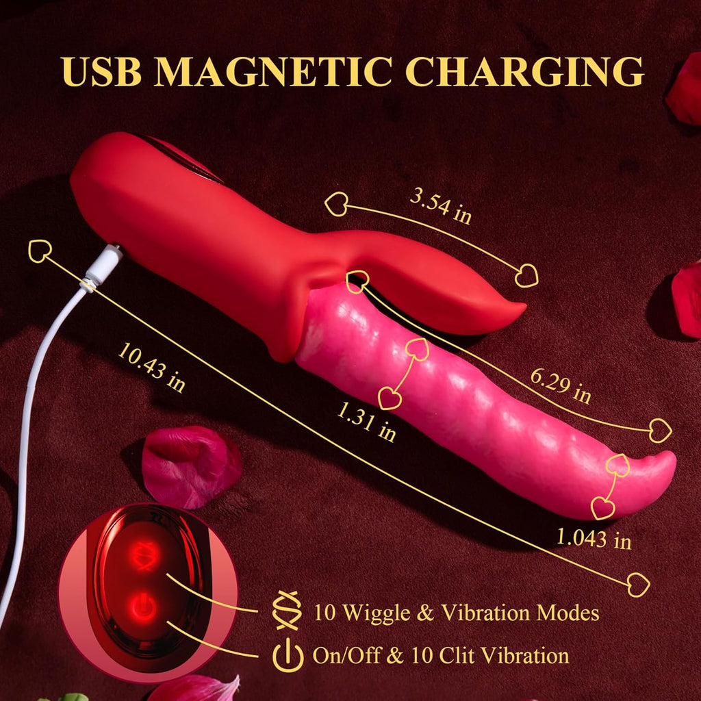 WriggleMate Tongue Vibrator with Dual Motors