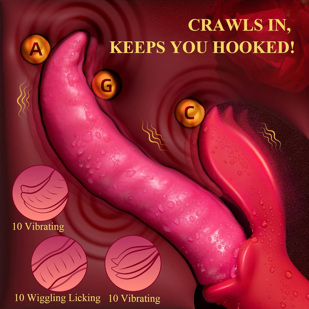 WriggleMate Tongue Vibrator with Dual Motors