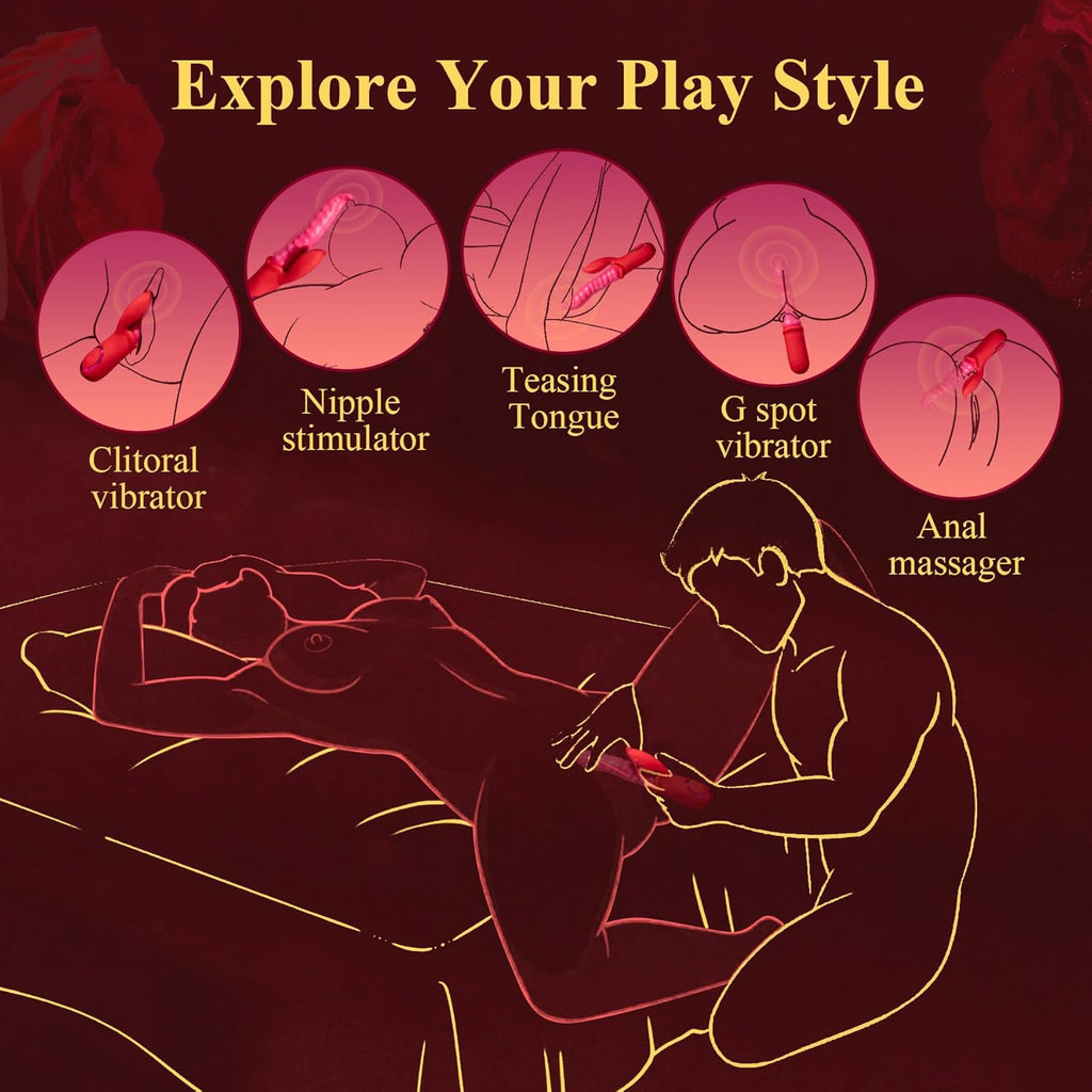 WriggleMate Tongue Vibrator with Dual Motors