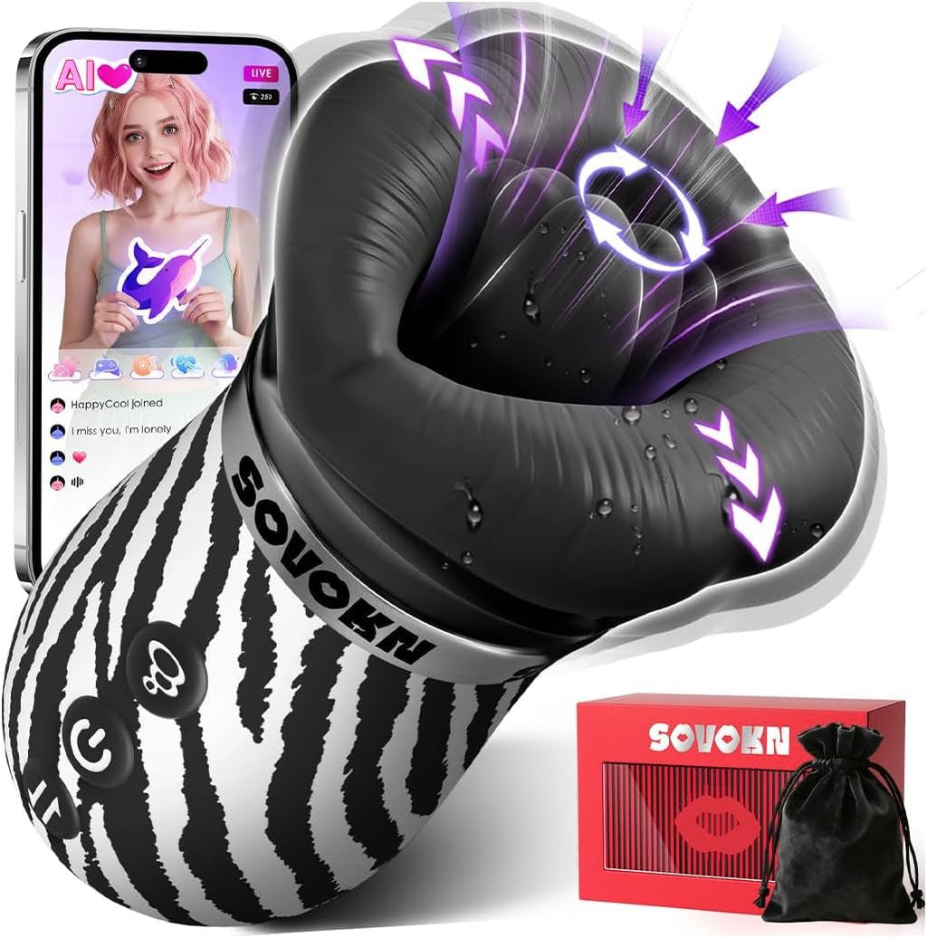 ZebraKiss AI Mouth Suction Vibrator