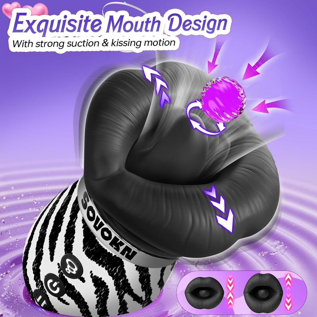 ZebraKiss AI Mouth Suction Vibrator