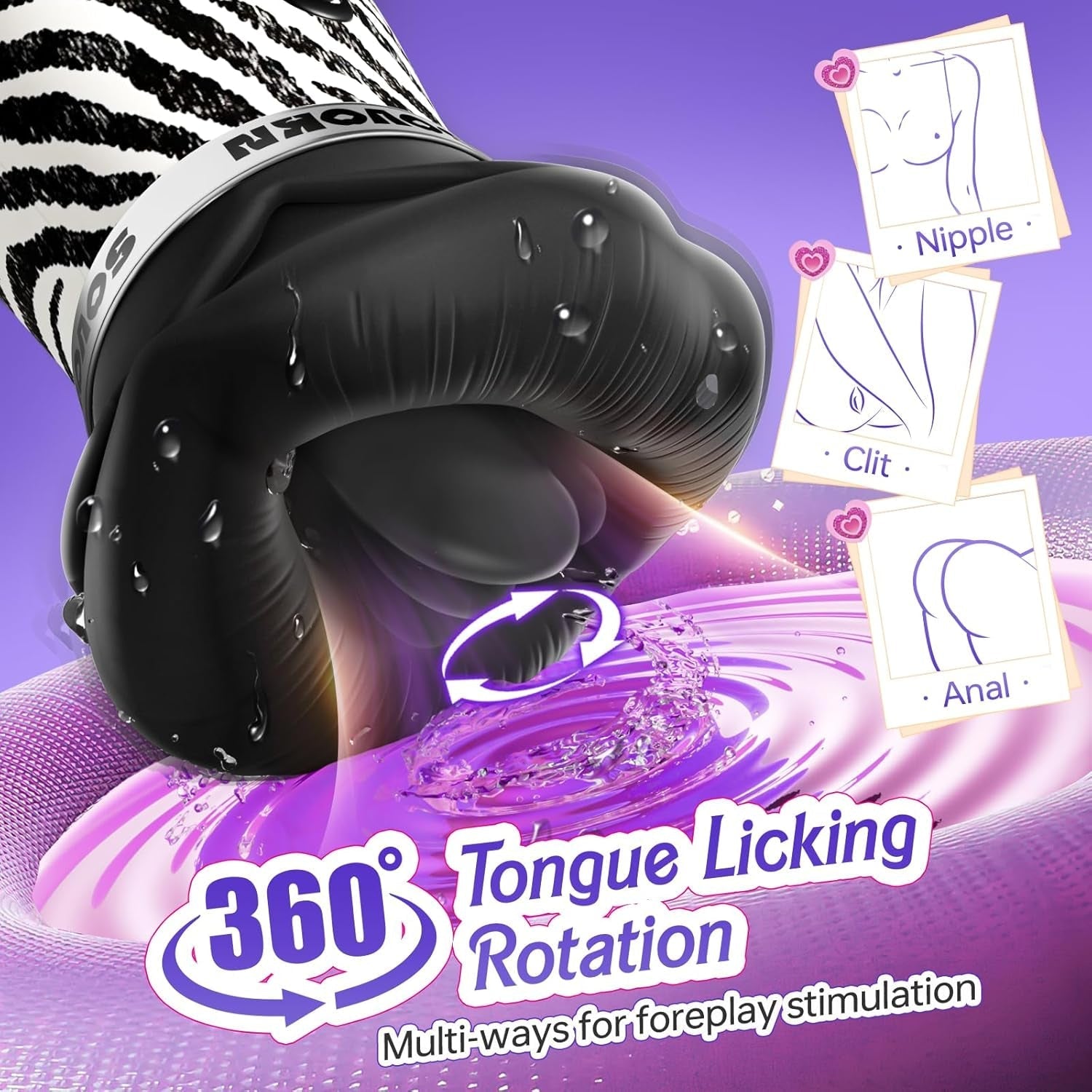 ZebraKiss AI Mouth Suction Vibrator